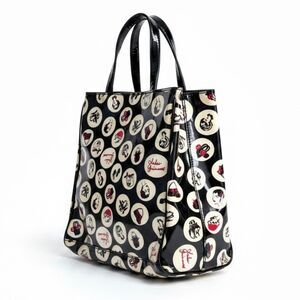 Vintage Lulu Guinness Patent Leather Tote Purse